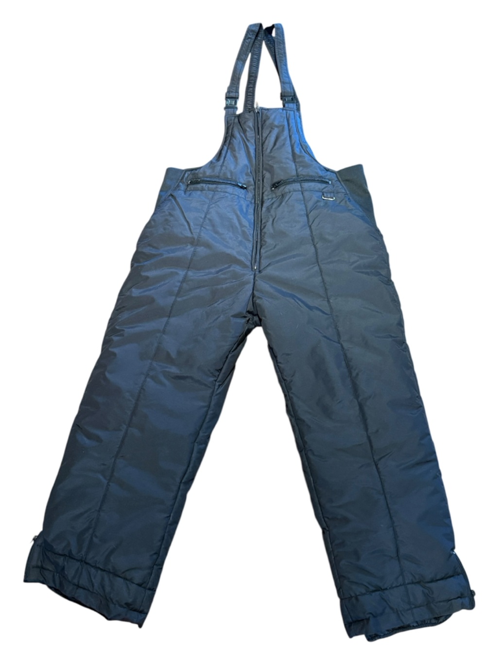 Swiss Alps Men's XL Black  Insulated Ski Bib Overalls